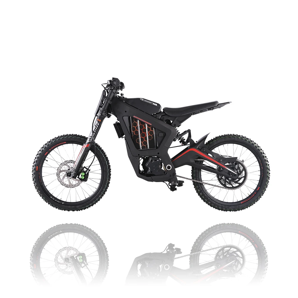 Big battery capacity 72V 40AH  Ebike 7500w Mid Drive Motorcycle For Adult surron Electric Dirt Bike