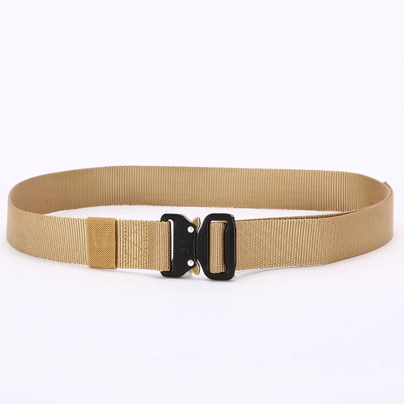 Multicolor Camouflage Tactical Outdoor Activities Sports Weaving Snake Buckle Belt For Men