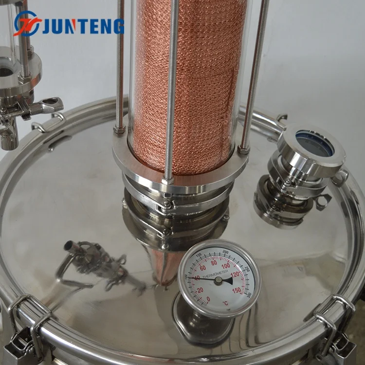  Extracting Making Equipment Natrual Plant Vacuum Steam Rose Essential Oil Distillation Machin Oils