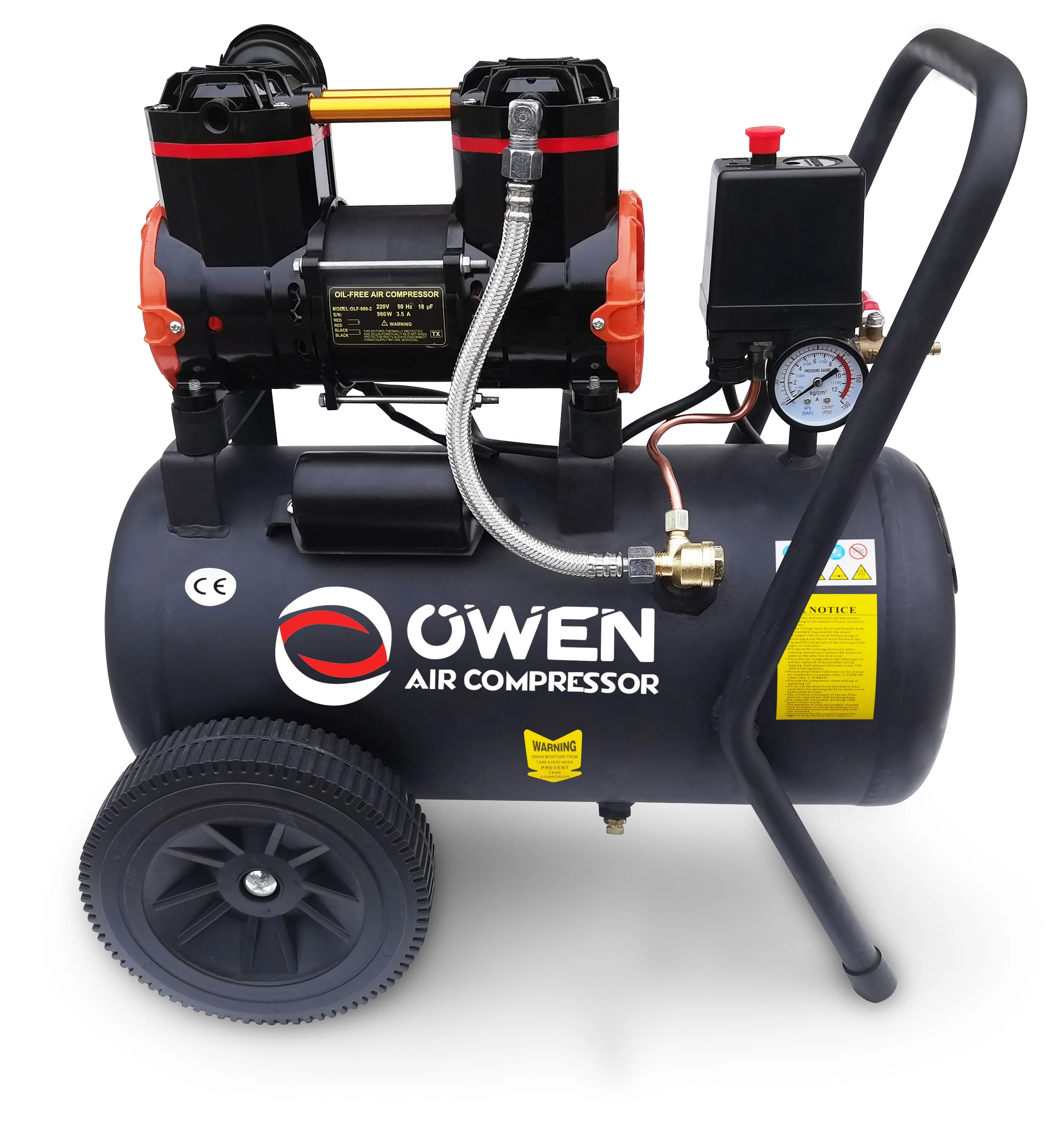 JN980-24L 8bar высокоэффективный энергосберегающий винт Стоматологическая зубная щетка электрическая тихий безмасляный компрессор