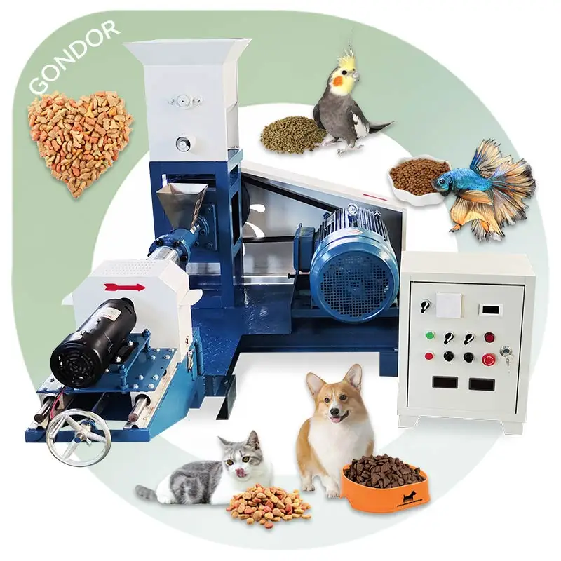 Fish Animal Food Feed Processing 1-2 T Machine Pellet Mill Make Farm Japan South Africa Nigeria for Poultry