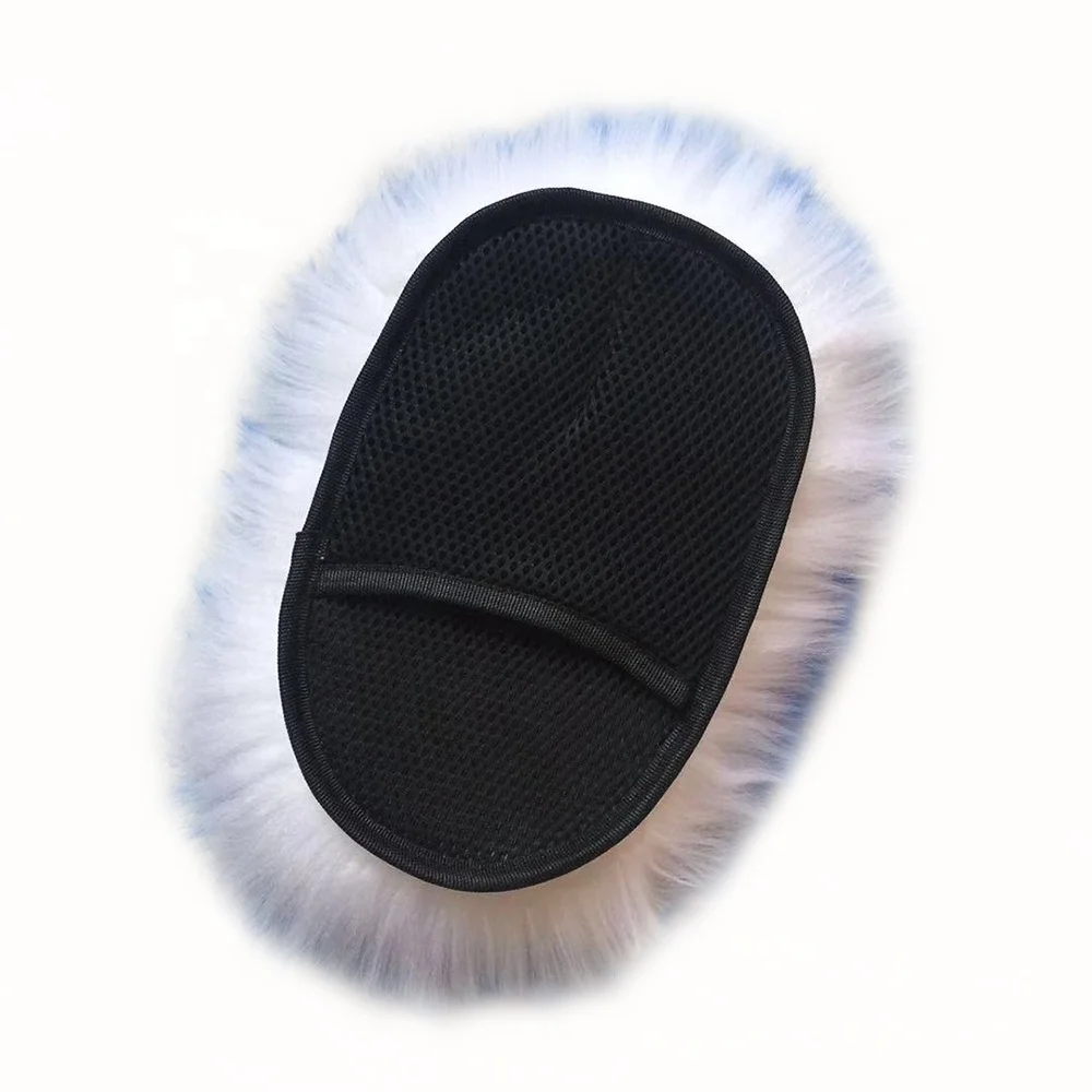 100% Merino Car Wash Cleaning Mitt Merino Wool Wash Pad