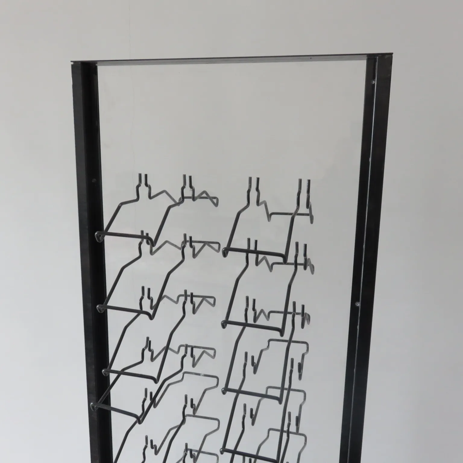 Factory Direct Metal Ceramic Tile Showroom Floor Display Stand Marble Stone Panel Display Shelf Quartz Stone   Display Rack