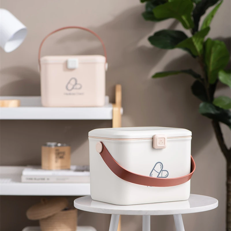 Pinmoo wholesale high quality household medicine box plastic multi storage box