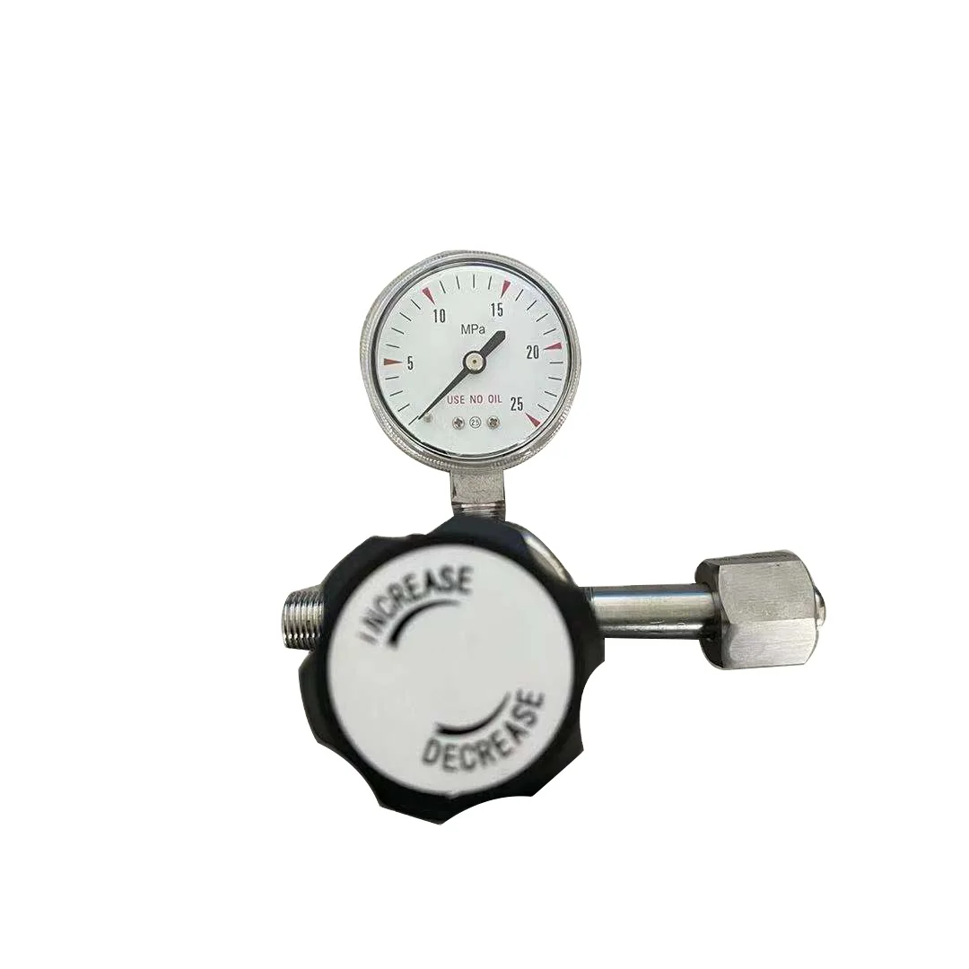 High quality medical equipment oxygen regulator gauge oxygen pressure reducer for cylinder
