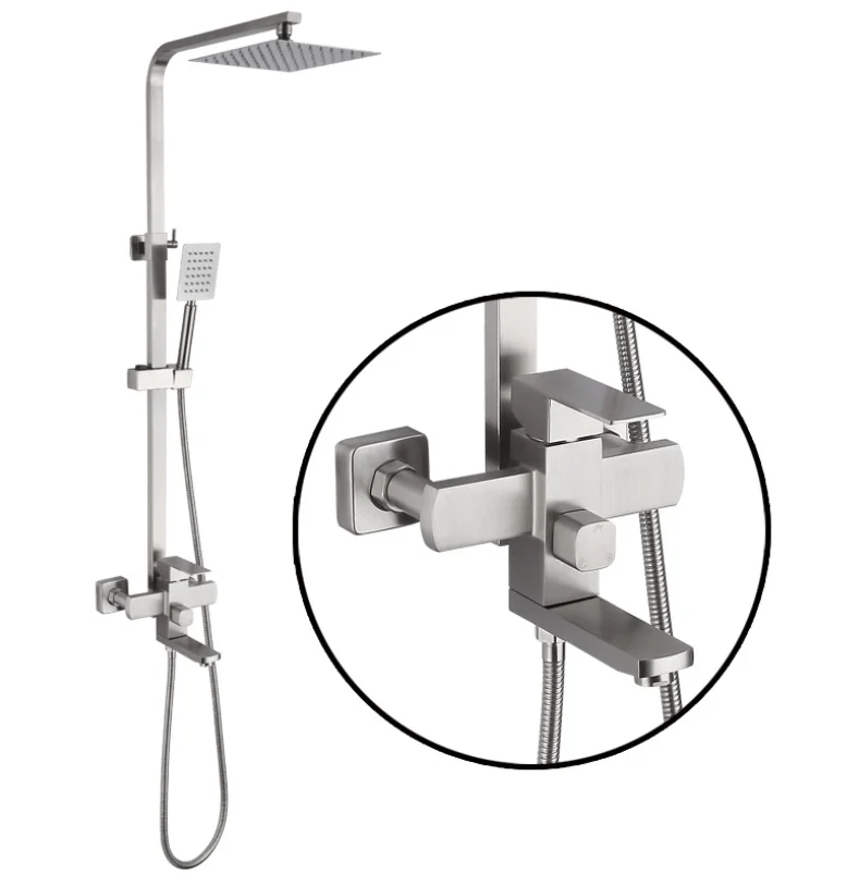 Bathroom Waterfall Rainfall Bath Shower Set Bathroom Accessories