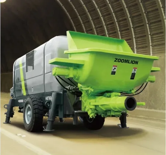 50t/h 60m3/h Concrete Trailer Pump HBT50/HBT60 for Concrete Pumping Work