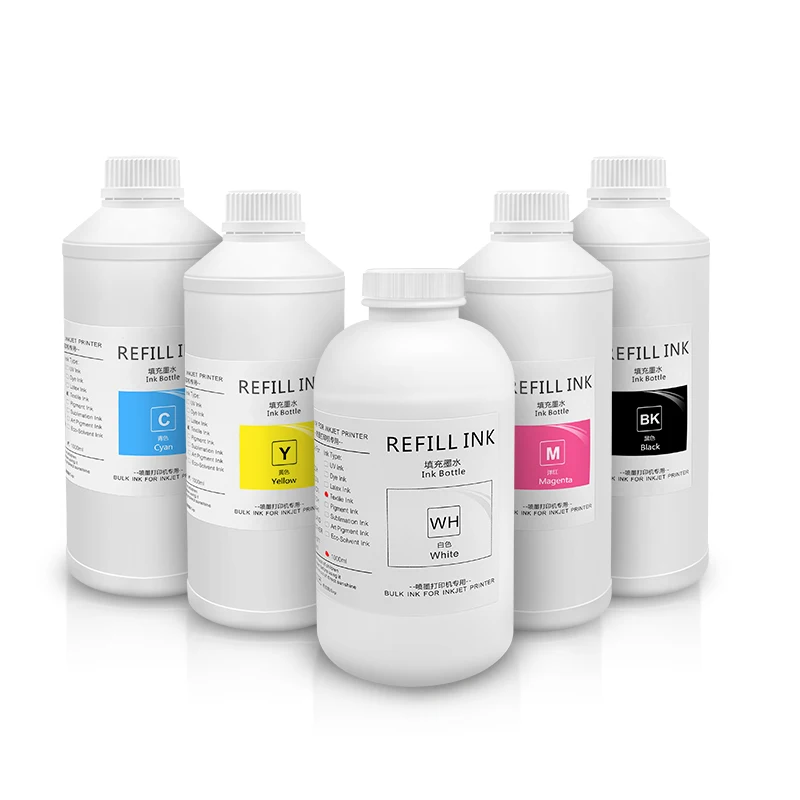 OCBESETJET Refill Digital Textile Ink Textile Printing Ink For Epson 3880 Ink Set For Dtg