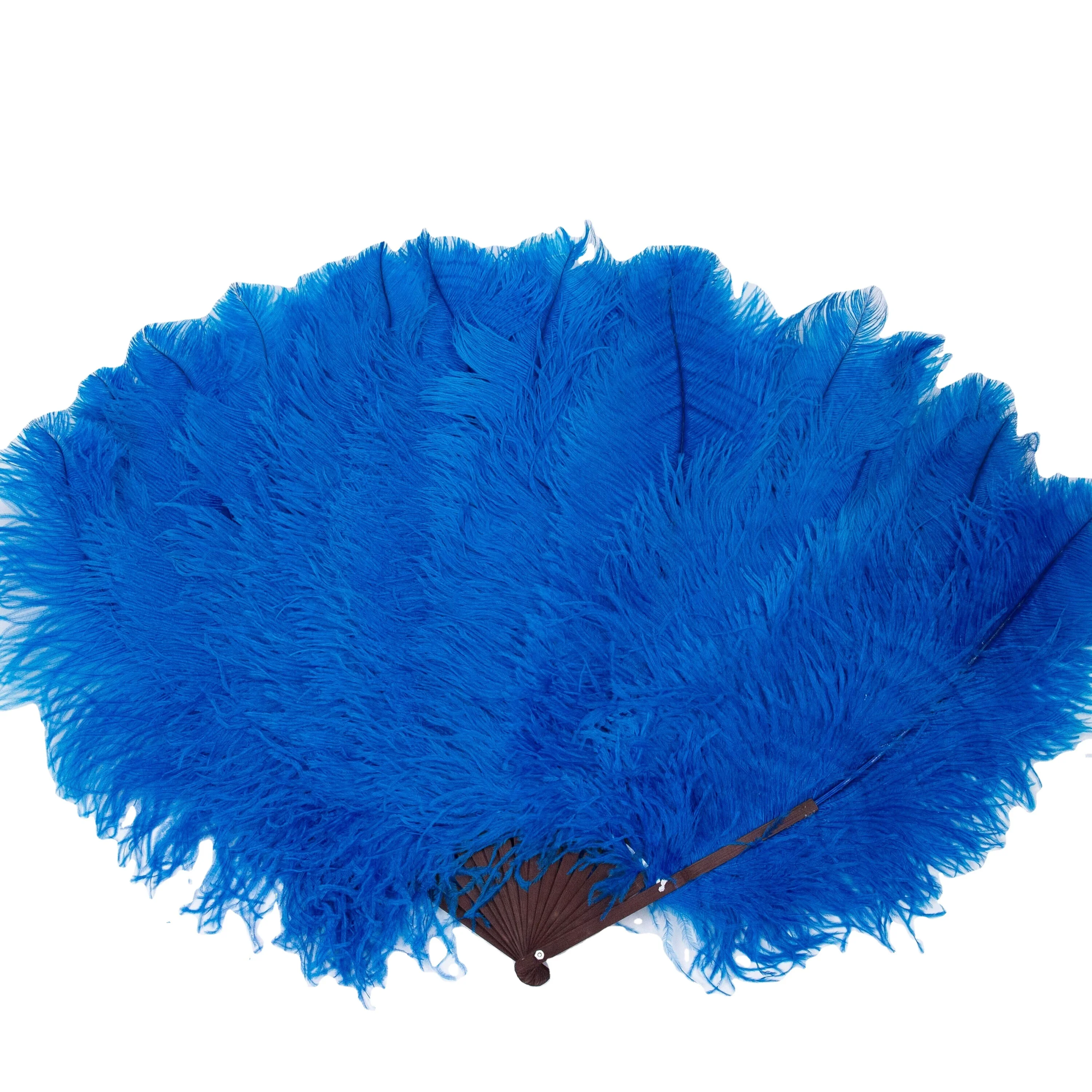 Высокое качество большая рука нарядное сцены из страусиных перьев вентилятор Свадебные перо вентилятора