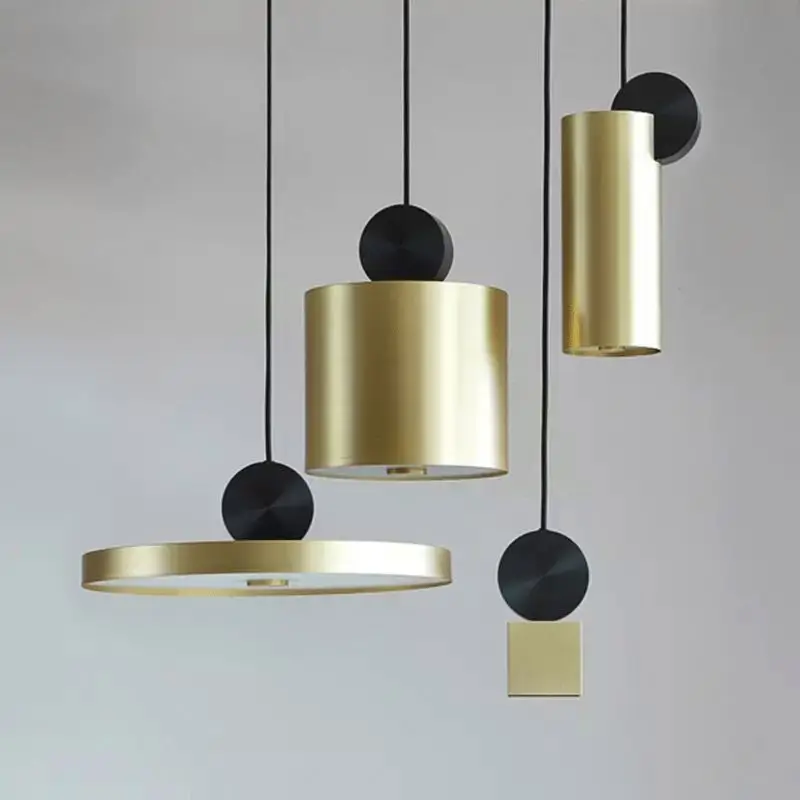 New creative golden butterfly chandelier led modern restaurant light 3 colors art bar table pendant lights