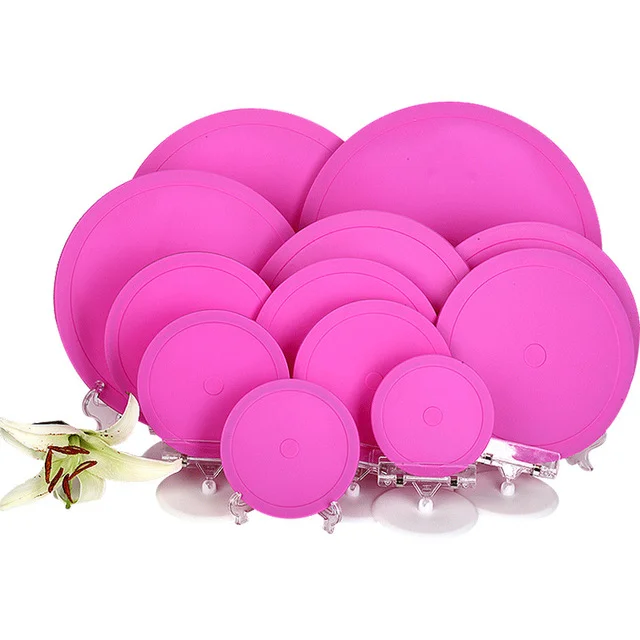 
Silicone Stretch Lids Durable fresh food Reusable Multi-Size Silicone Seal Bowl Cover 
