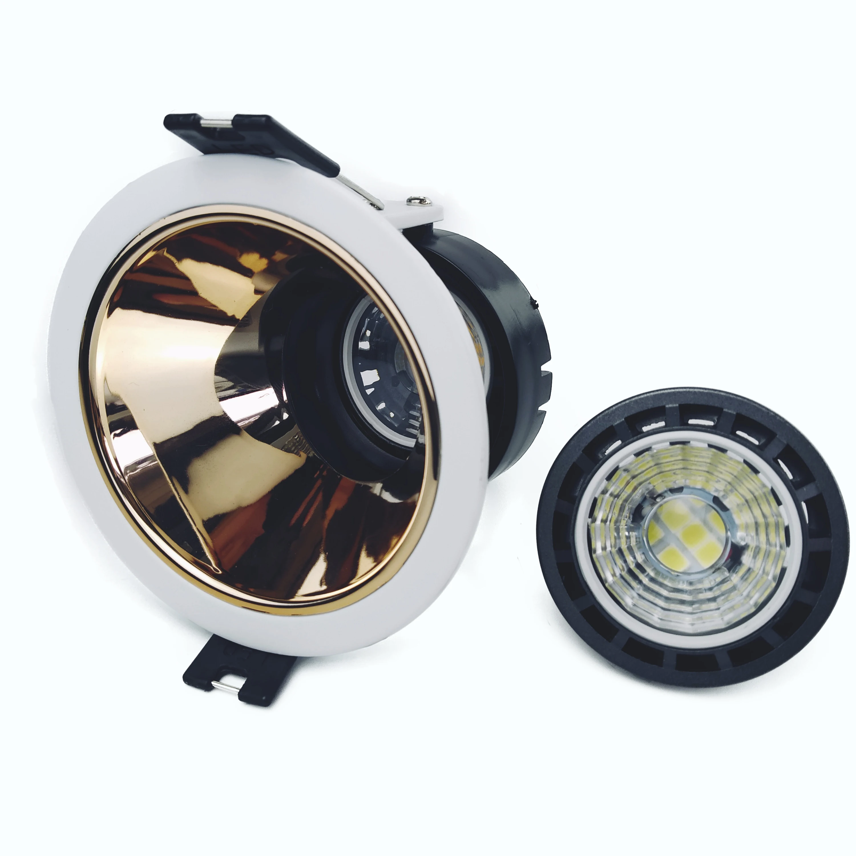 Gold Light Fixture Mini Led SKD Spotlight 0ffice Embedded Downlight Housing MR16 GU10 Led Fixture Lighting for Store
