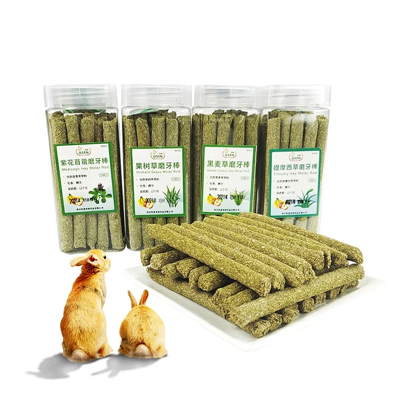 Fine Quality Snack Chew Stick Chinchilla Guinea Pig Rabbit Pet Molar Rod Timothy Grass