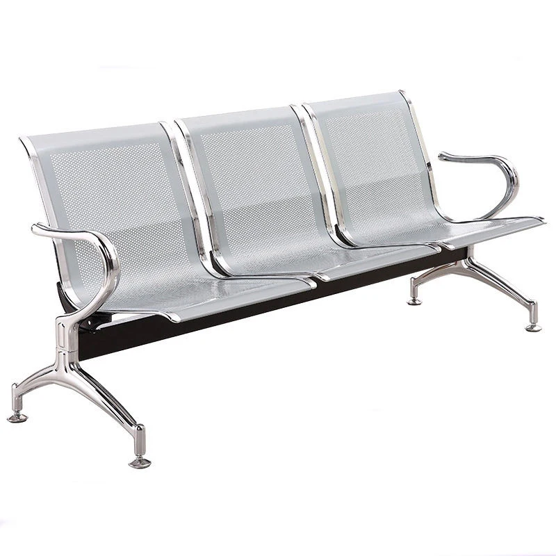 Wholesale Public Seat Hospital Waiting Chairs Airport Stainless Steel Waiting Chair with Arm