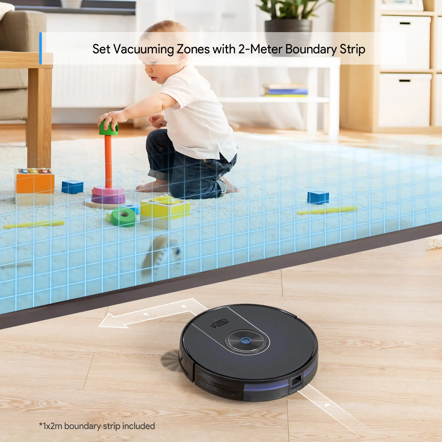 Bagotte BG800 Germany Tuya Warehouse Self Cleaning Vacuum Robot for Home Office