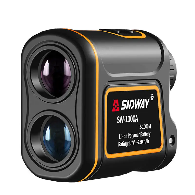 SNDWAY Golf Digital Laser Rangefinder Distance Meter Hunting Telescope Trena Mini Laser Range Finder Measure 1000M SW-1000A