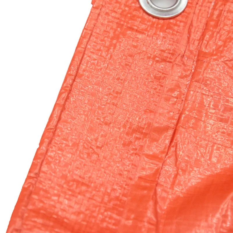 Waterproof Orange Blue Polyethylene Tarp/ PE Tarpaulin  for Truck Cover& Boat