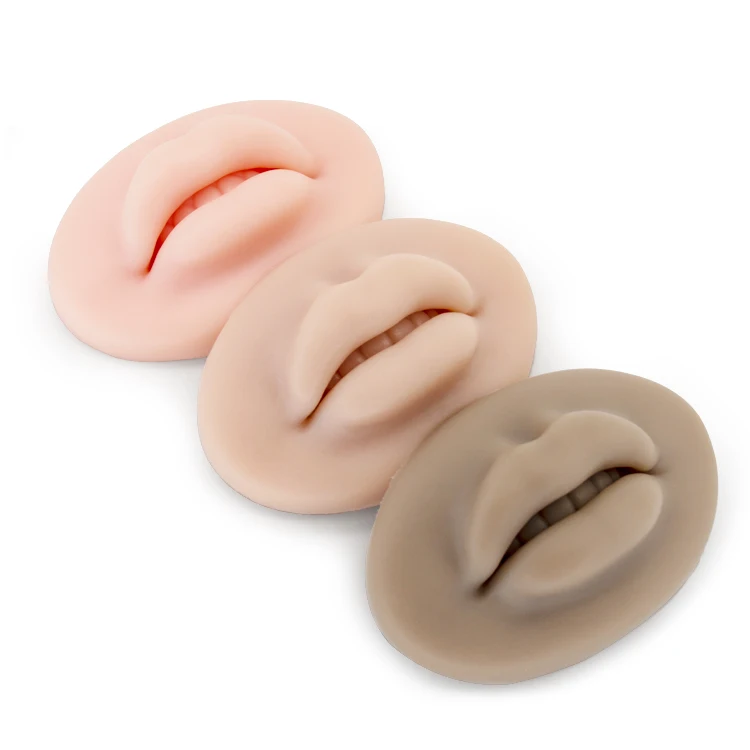 Latest Tattoo 3d Lips Silicone Permanent Makeup lip Practice Skin For Practice School Academy