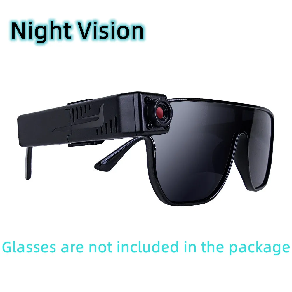 Mobile phone human visual video wifi first person perspective night vision IP camera on Glasses Legs