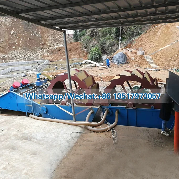 wheel type quartz sand washing machine bucket wheel sand washer