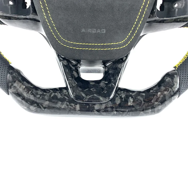 FOR Ford Focus MK3 MK4 2018 2019 2020 2021 Customized Forged Carbon Fiber Automotive Interior Accessories for Steering Wheel