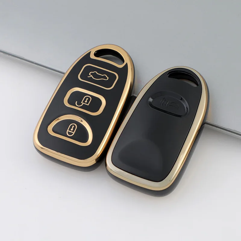 TPU Car key case FOB cover accessories 3 buttons key For Hyundai Kia old Key