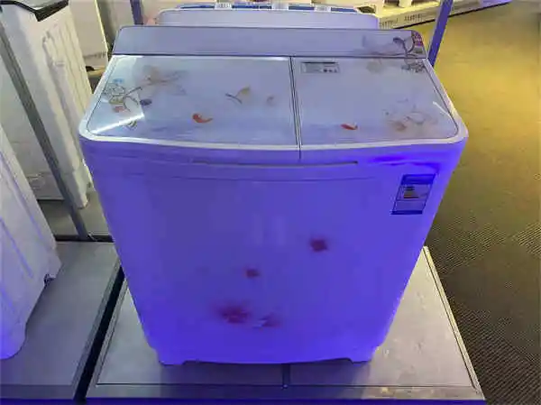 Hot selling  8.5kgs semi-auto double layers twin tub electric wash machine with dryer for dormitory or commercial laundry washer