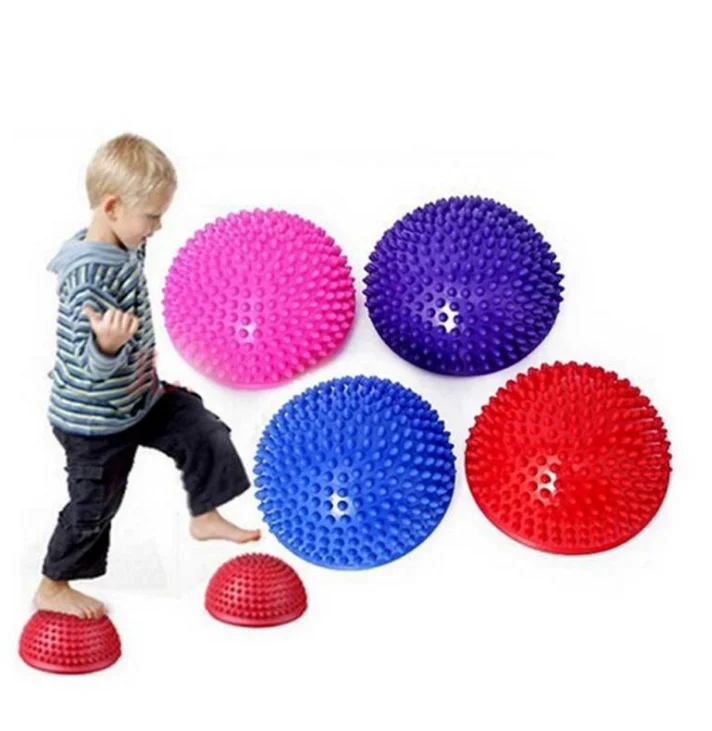 
Home Gym PVC Balance Training Spiky Foot Massage Yoga Half Ball 