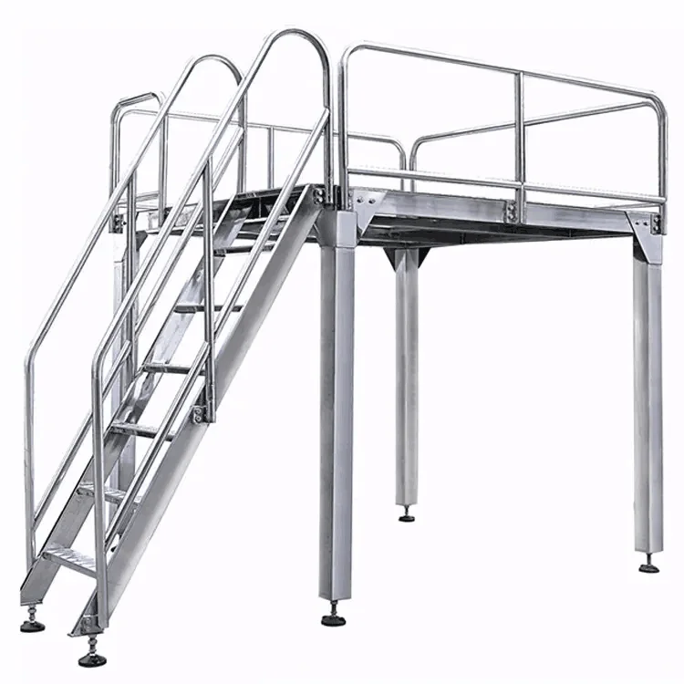 Customized 304 stainless steel/carbon steel supporting working platform for combination weigher