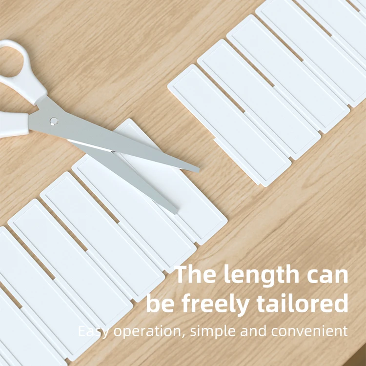 Factory Household DIY Plastic Adjustable DIY Grid Dividers White Storage Organizer Separator