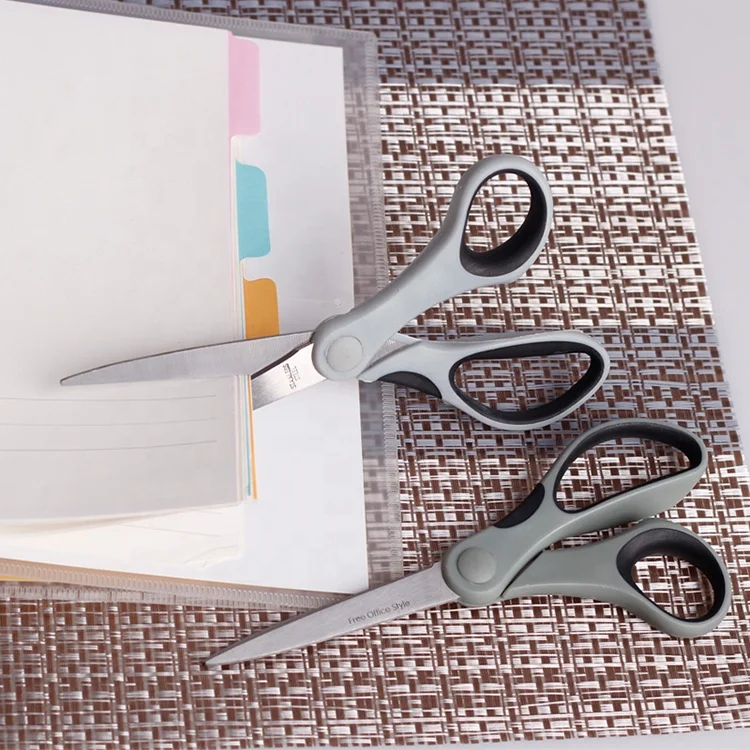 Multipurpose 8 Inch Comfort Grip Sharp Nonstick Office Scissors for Office and Kitchen with  Laser