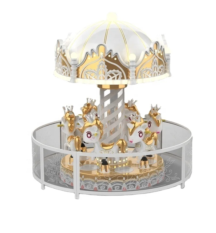 Factory direct sale playground Shopping Mall Mini Carousel For Sale