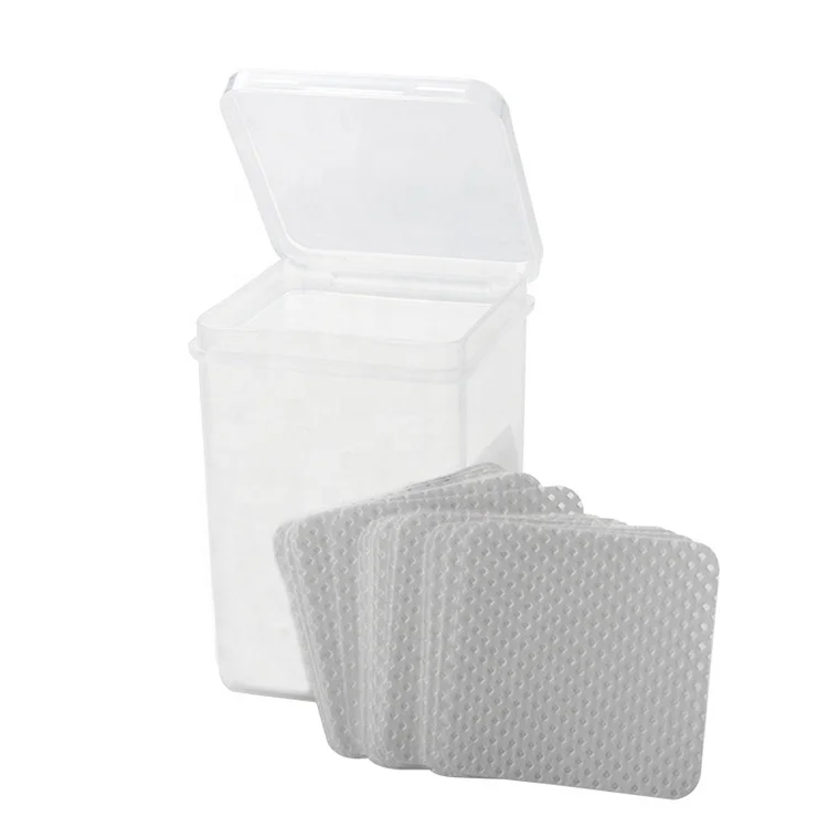 Eyelash accessories tools makeup removal cosmetic pad facial cotton pad lash adhesive glue nozzle cleaning wipe pad