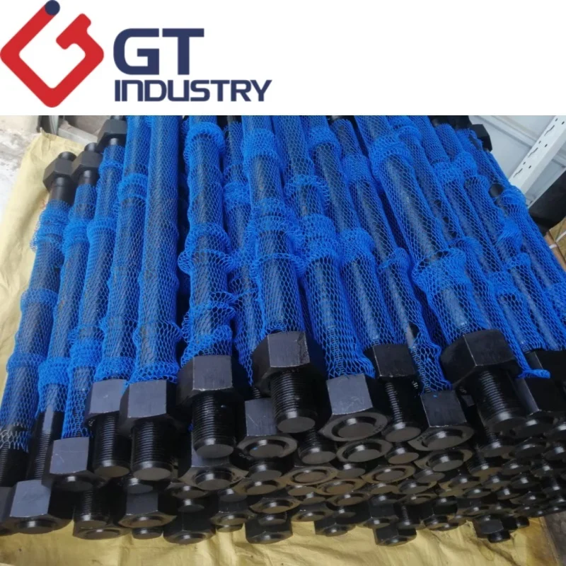 Astm A320 Grade L7 L7m A193 B7 B7m B16 L7 L7m Stud Ptfe Xylan 1424 1070 Coated M12 Price Earth Unc Stud Bolt