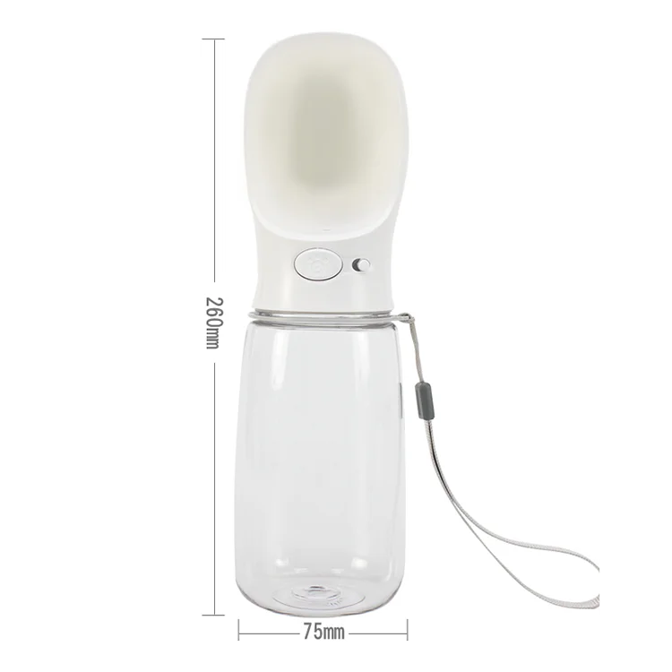 2024 Wholesale Custom Cheap Easy Drink Pet Small Cute Body Cats And Dogs Outdoor Pet Feeding Feeder Food Water Bottle