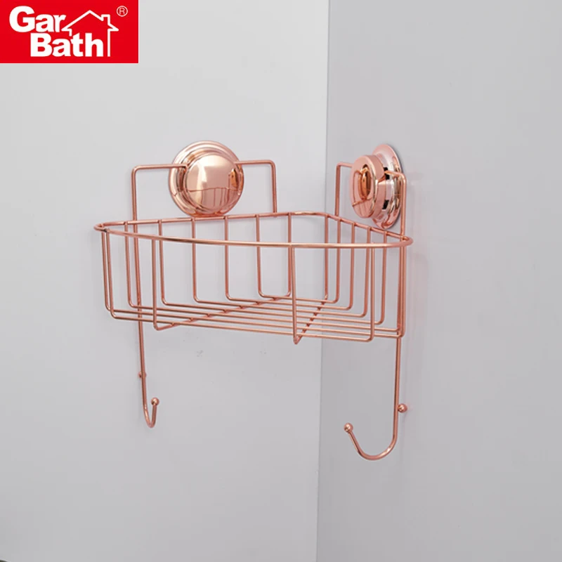 No Drilling Shower Shelf Caddy Storage Basket Bathroom Corner Shelf For Shampoo Conditioner