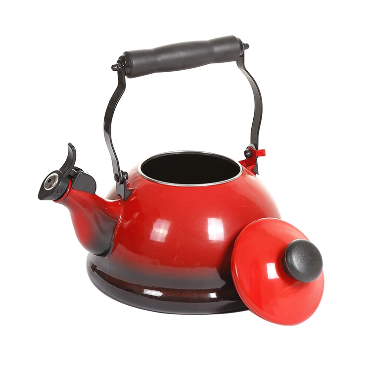New Design Cast Iron Enamel Warmer Teapot Water Kettle Whistling Kettle With Great Price
