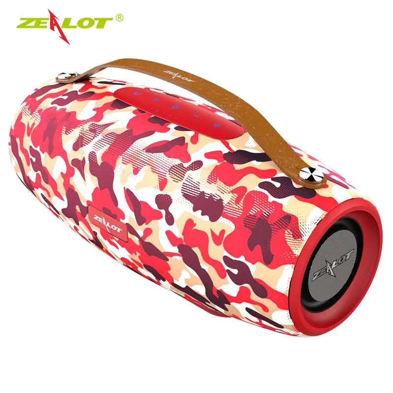 Лидер продаж Amazon беспроводной bluetooth-динамик ZEALOT S27 сабвуфер карта большой уличный