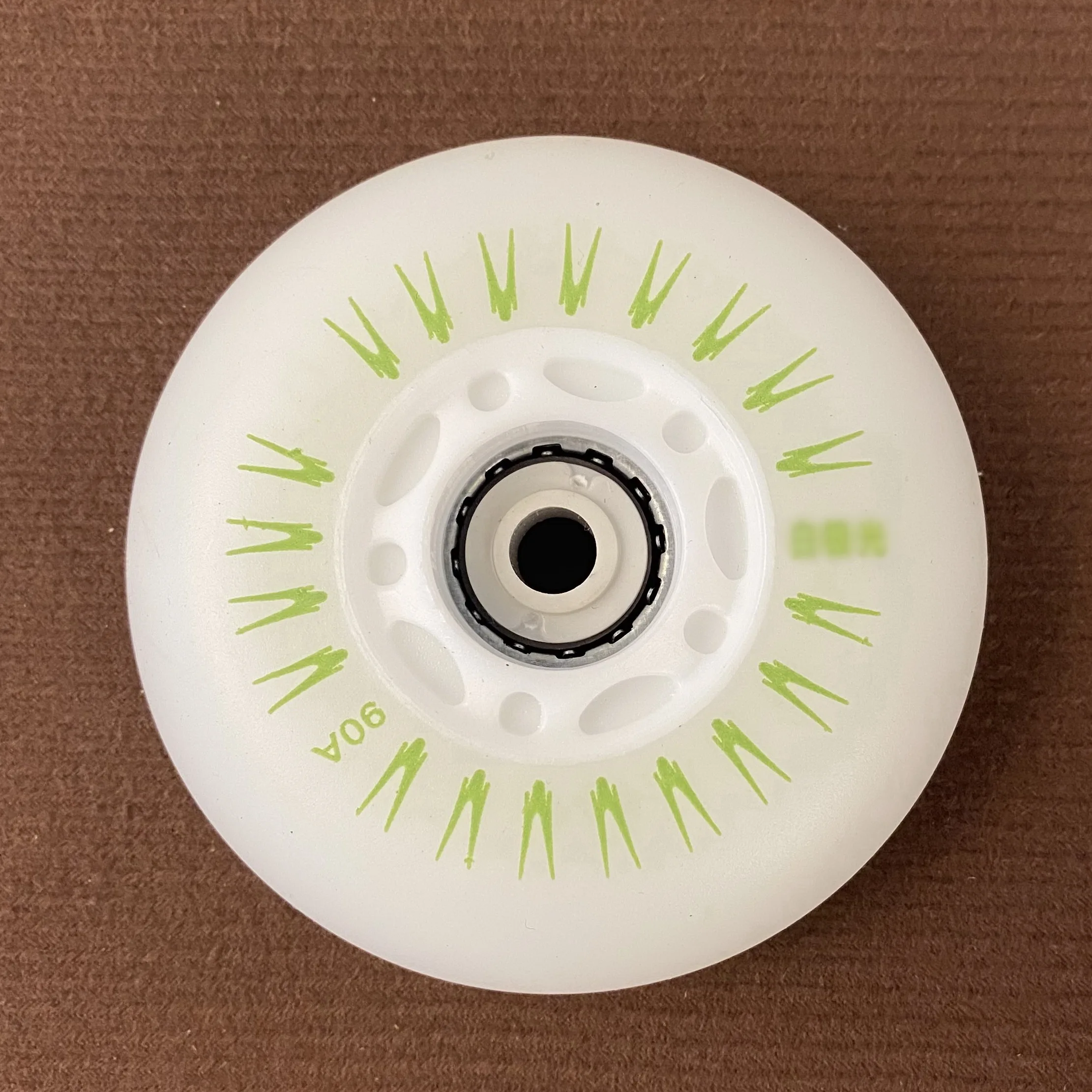 PU Wear-resistant Roller Skates Inline Luminous Lighting Wheel 80mm flashing wheels In Stock