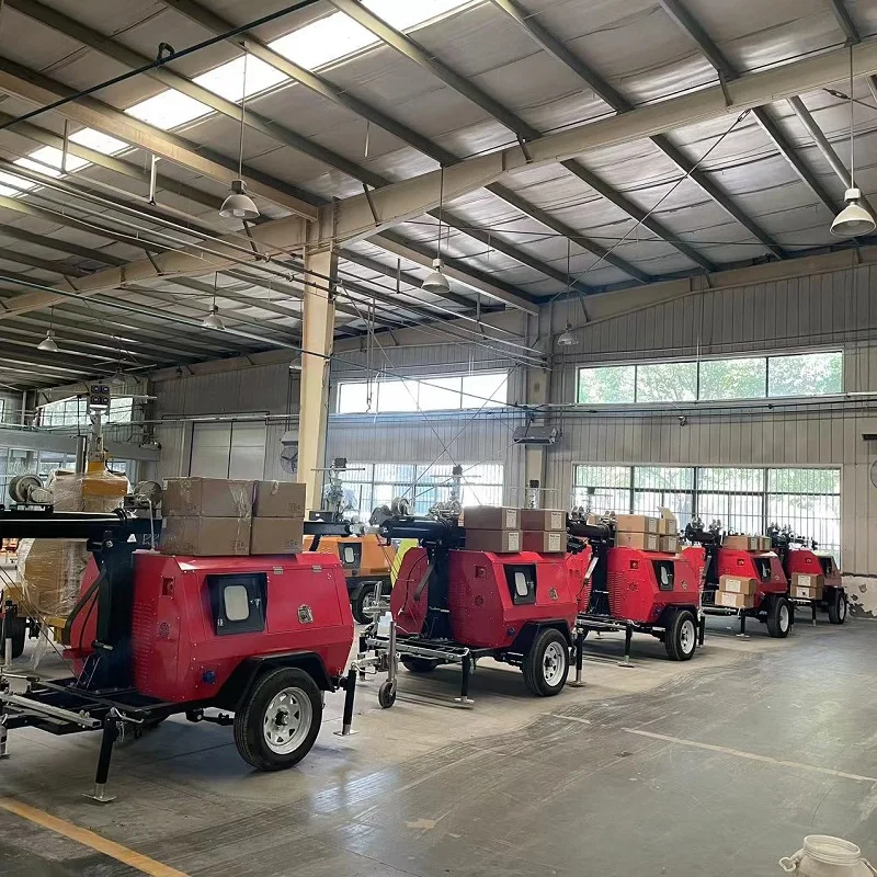 Cheap Prices Portable LED Solar Mobile Signal Lighting Garden Home Stack Generator Balloon Mobile Diesel Light Towers