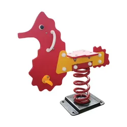 Horse Rider Swing Outside Toys Animal Rides Spring Board Rocking Sniper Kids Ride Game Baby Cot Toy Rocker Playground Big Wood