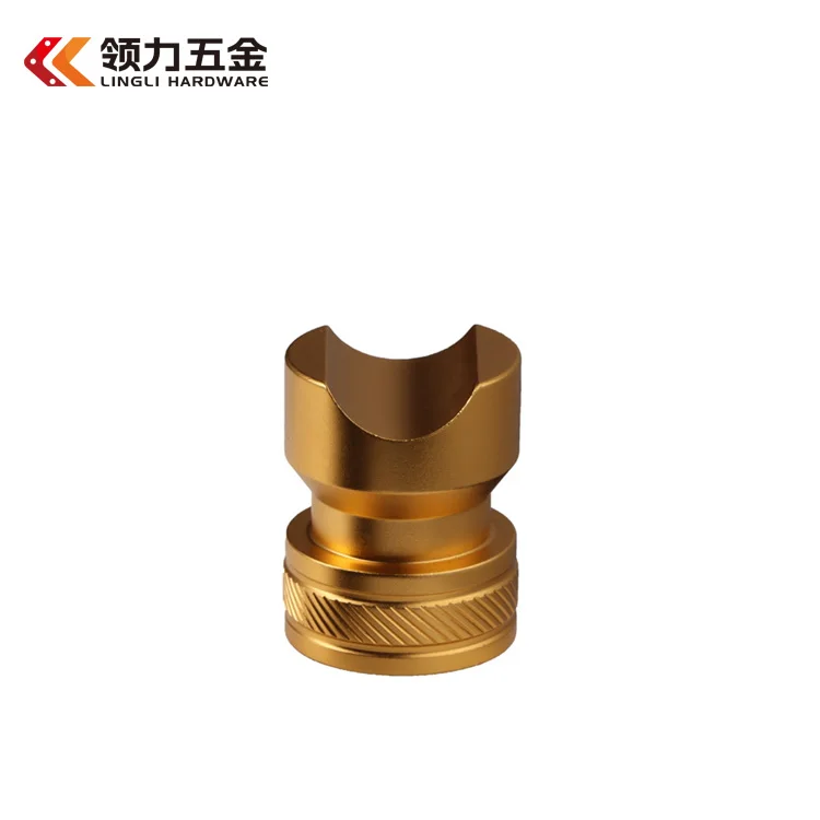Custom Logo Printed Gold & Black Portable Cigar Stand Stainless Steel Blade Cigar Holder with Aluminium Material Smoking Cigars