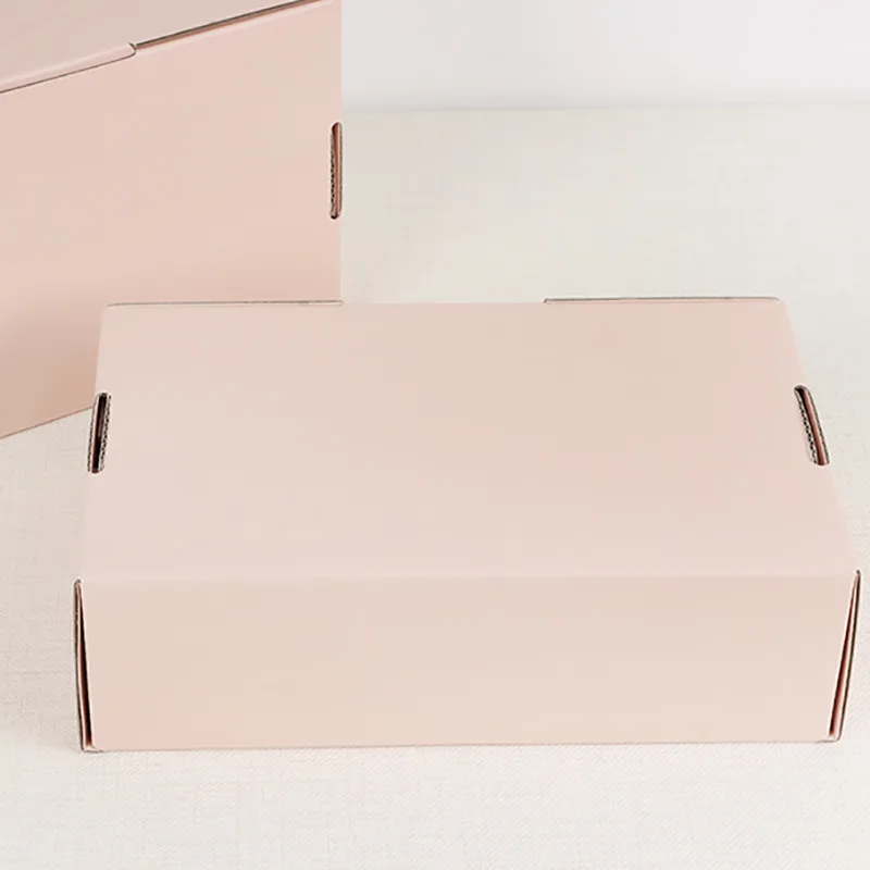 Custom Logo Shipping Boxes Mailer Corrugated Cardboard Box Die Cut Corrugated Courier Box