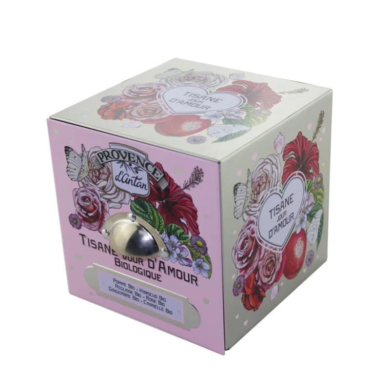 OEM Square biscuit tin box /gift metal custom printing tin box / Square cookie metal box Custom Gift Tin Box