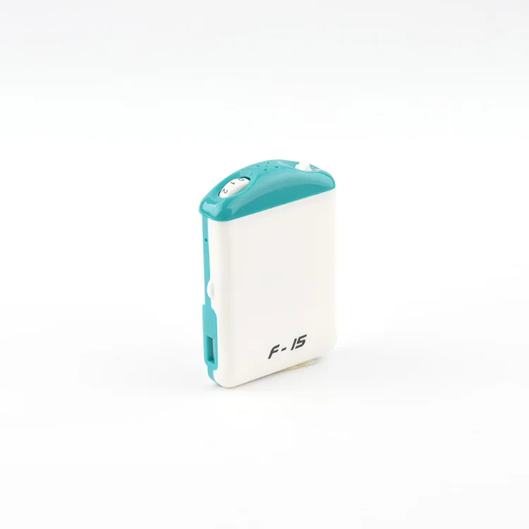 low cost button cell battery mini Pocket Hearing Aid Axon F-15