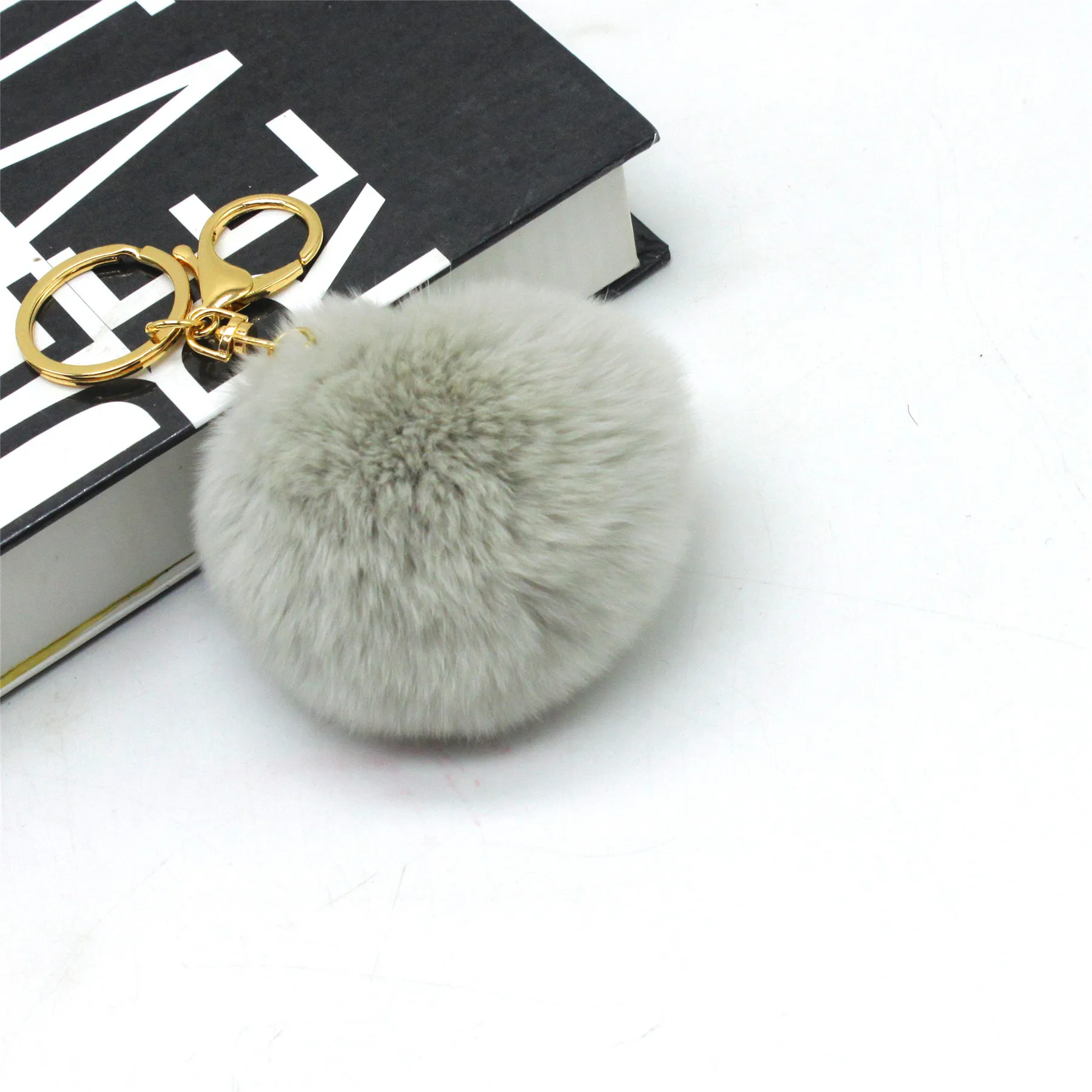 Customized colorful fur ball for mobile phone and key