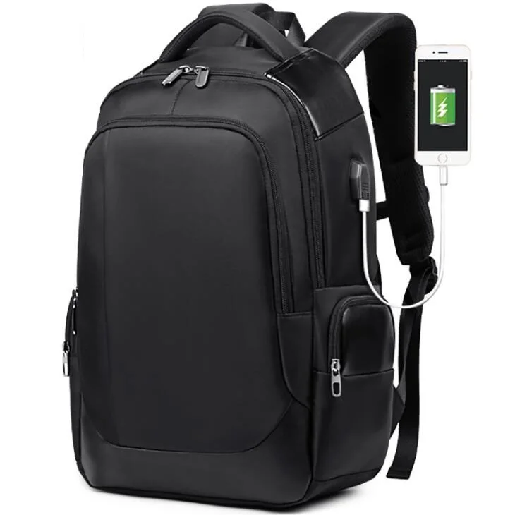 GU Factory wholesale travel custom backpack with USB charging port waterproof backpack traveling bags china supplier alibaba