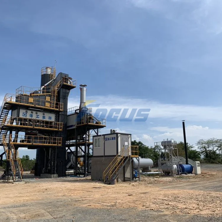 Asphalt Mixing Plant AZP 120 XCM XAP120M Energy Saving and Encironmental Protection
