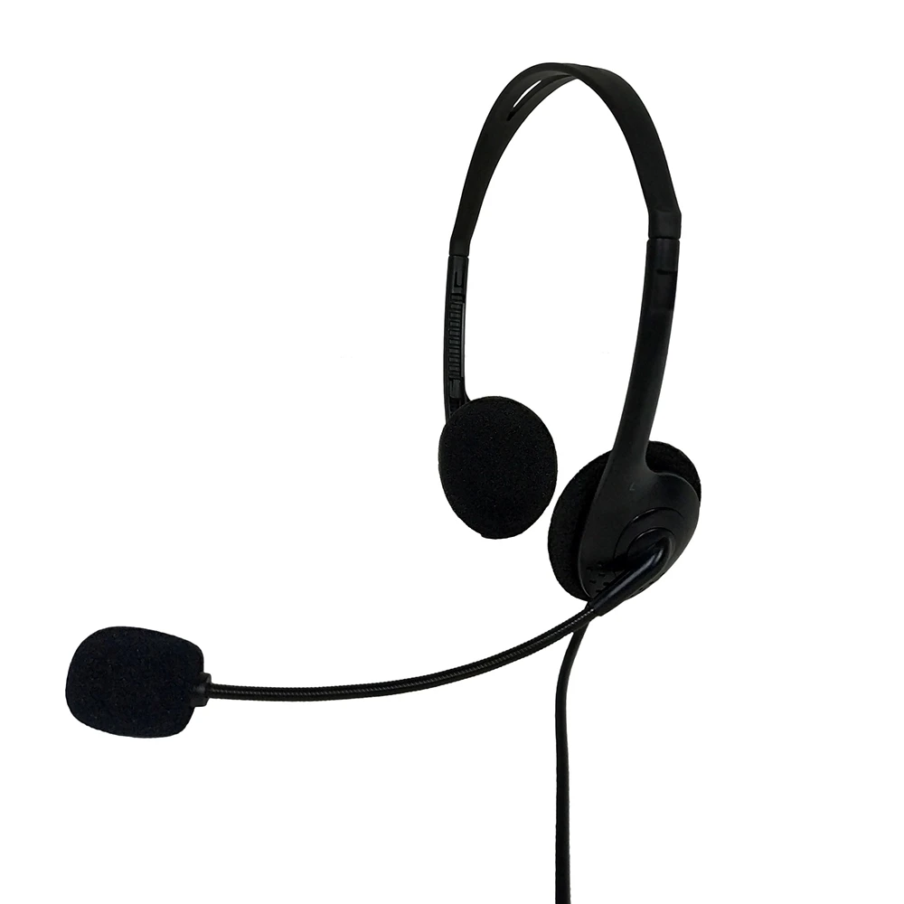 Дешевая лучшая гарнитура с микрофоном для ноутбука, VOIP, Skype, колл-центра, 3,5 мм проводные наушники, игровая гарнитура с микрофоном