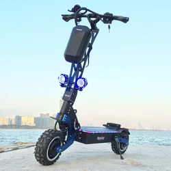 EU Stock SpeedBike 72V 7000W Electric Scooter with good suspension 1inch wheels Adults E Scooter 60v 6000w Dual Engine